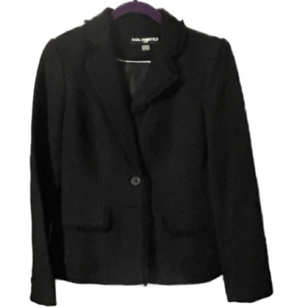 Karl Lagerfeld Classic Black Blazer